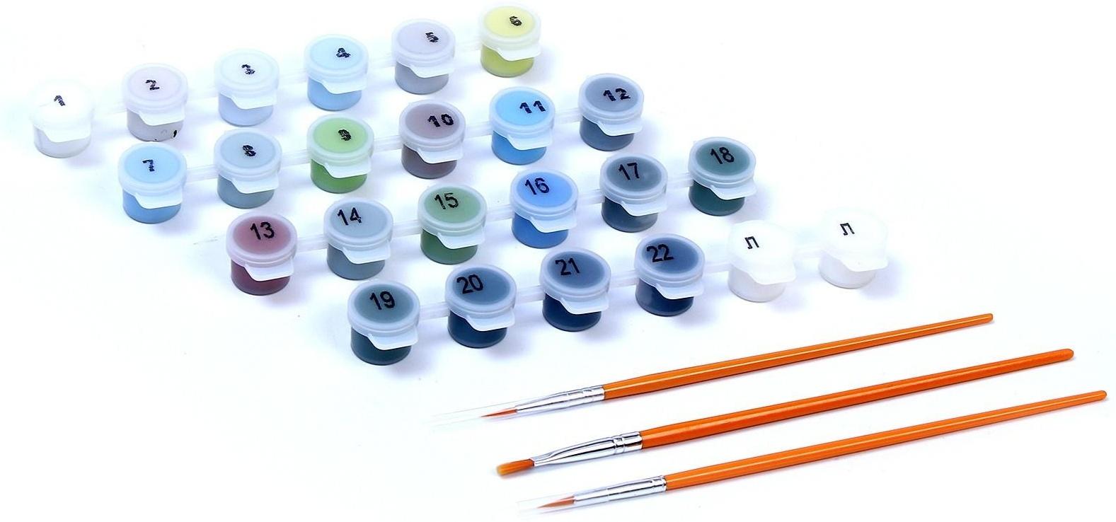 Картина по номерам холст на подрамнике 40 × 50 см «Замок Данробин»