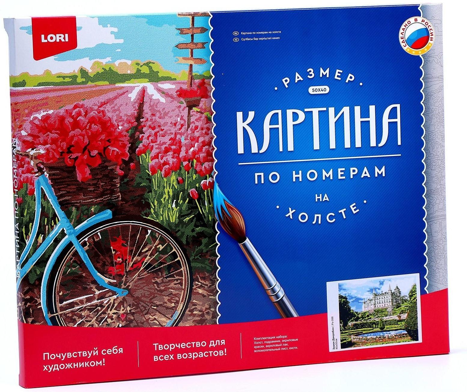 Картина по номерам холст на подрамнике 40 × 50 см «Замок Данробин»