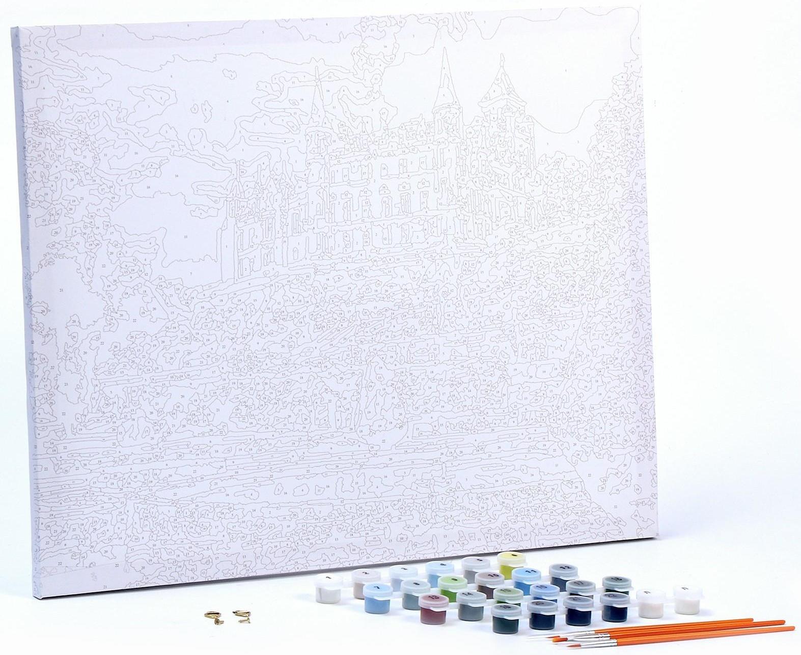 Картина по номерам холст на подрамнике 40 × 50 см «Замок Данробин»