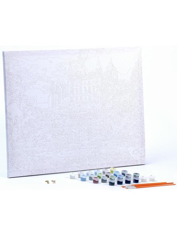 Картина по номерам холст на подрамнике 40 × 50 см «Замок Данробин»