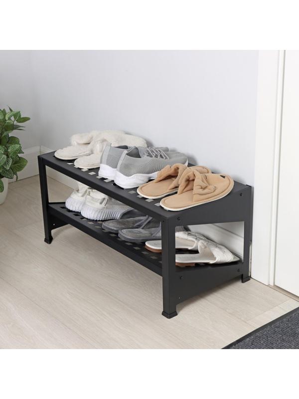 Подставка для обуви ЛОФТ, 650 мм, цвет черный