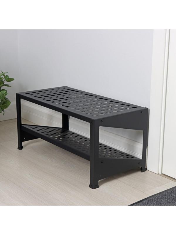 Подставка для обуви ЛОФТ, 650 мм, цвет черный