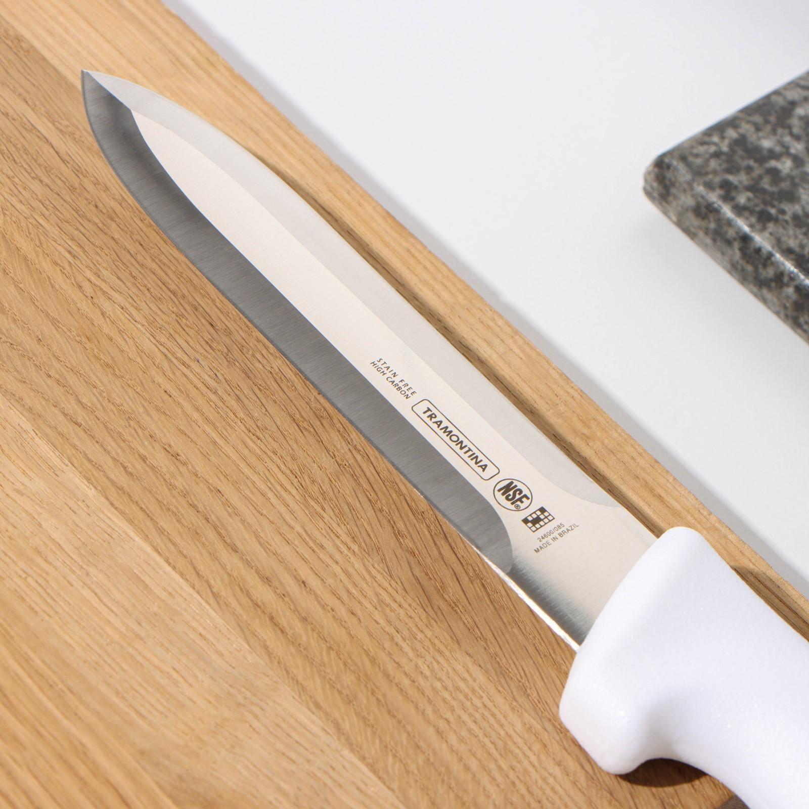 Нож кухонный двусторонний TRAMONTINA Professional Master, поварской, лезвие 12,5 см