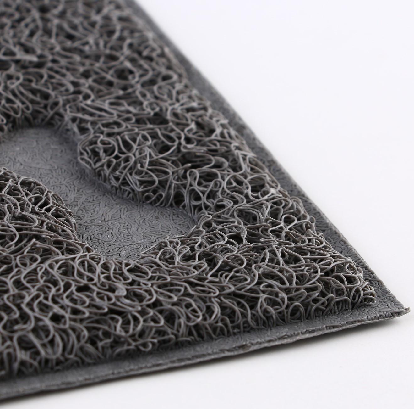 Коврик универсальный под миску и лоток «‎Косточки»‎, 30х40 см, серый