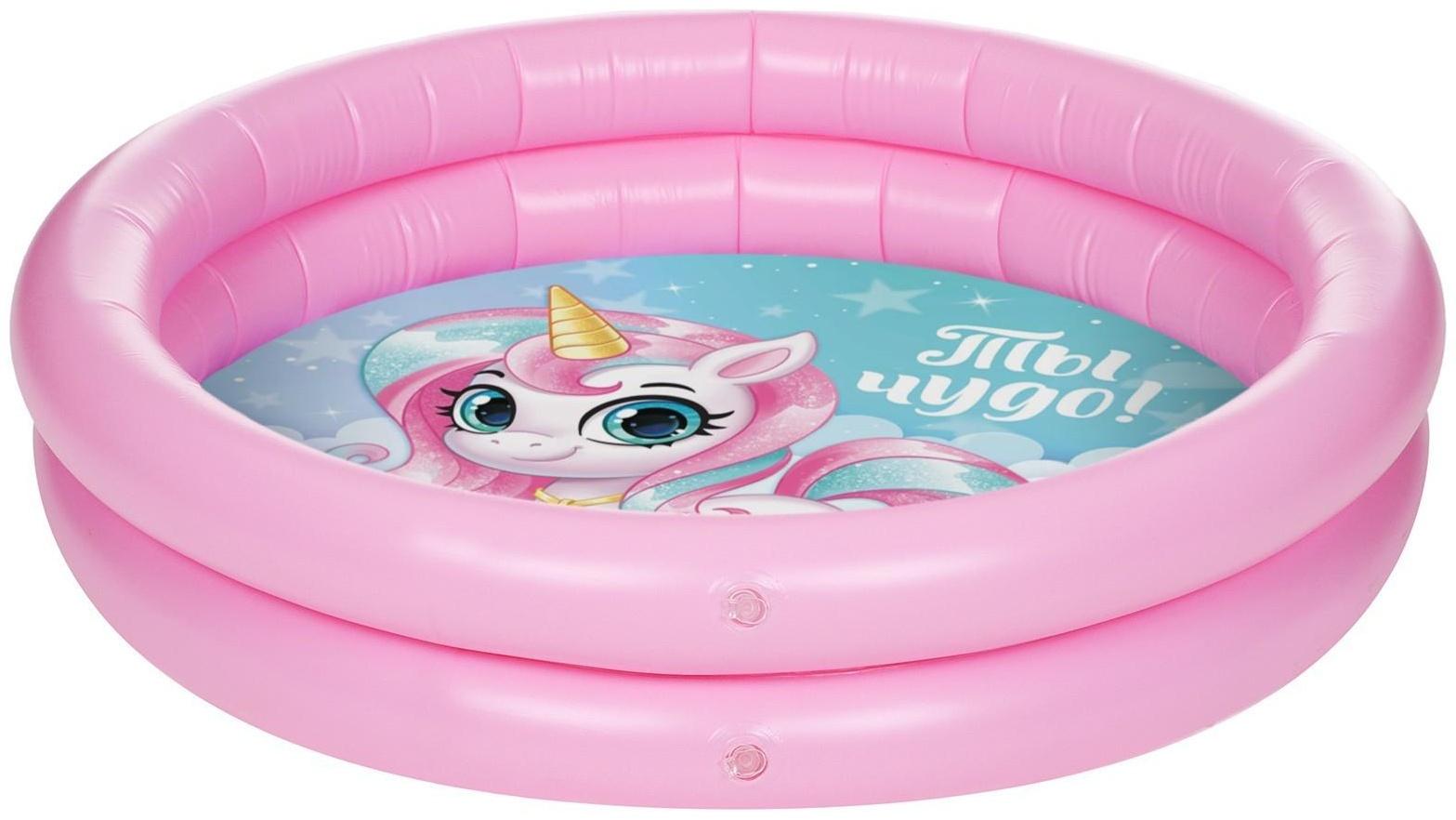 Бассейн надувной «Единорог», 62 х 14 см