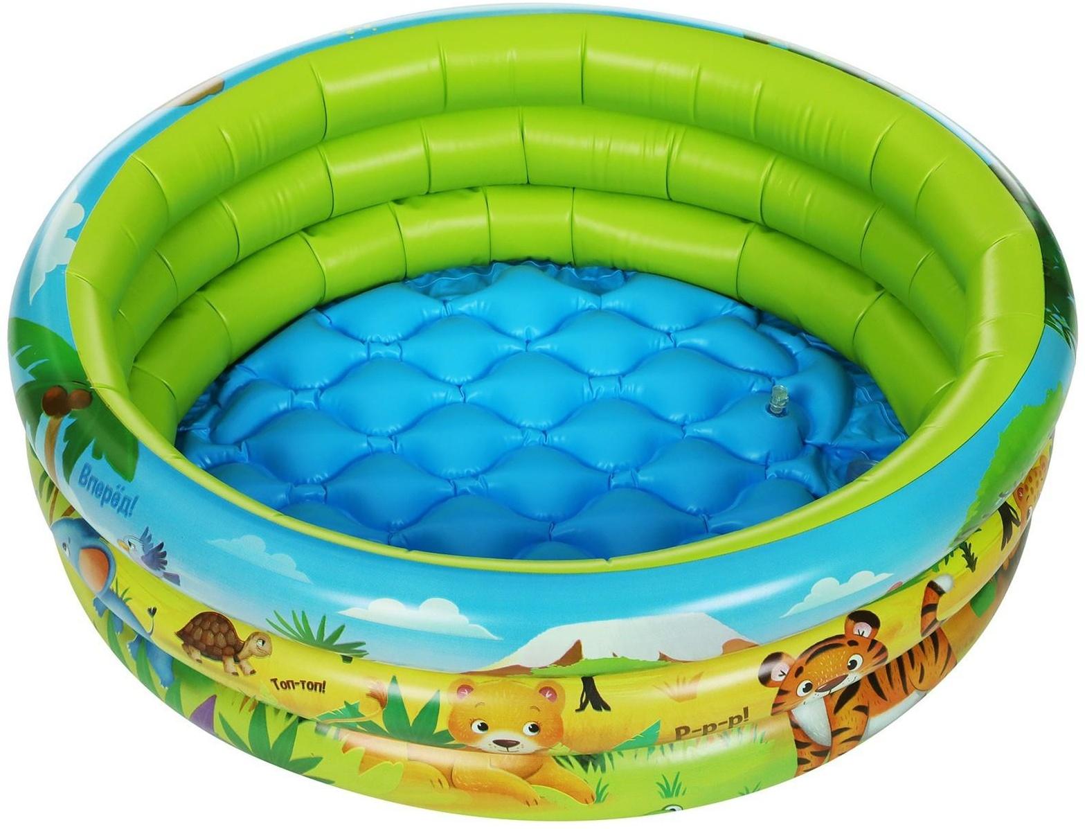 Бассейн надувной «Африка», 64 х 21 см, с надувным дном
