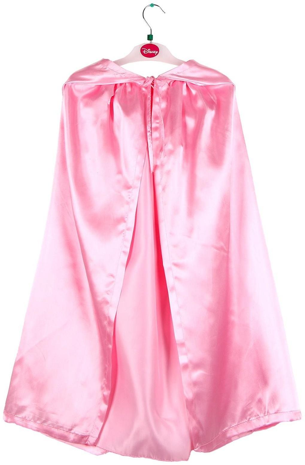 Карнавальный плащ детский, атлас, цвет розовый, длина 85 см