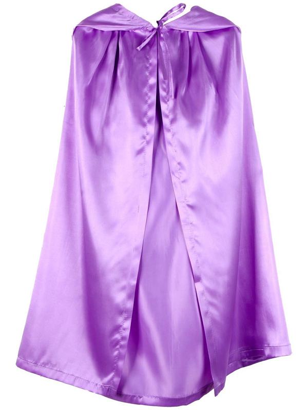 Карнавальный плащ детский, атлас, цвет фиолетовый, длина 85 см