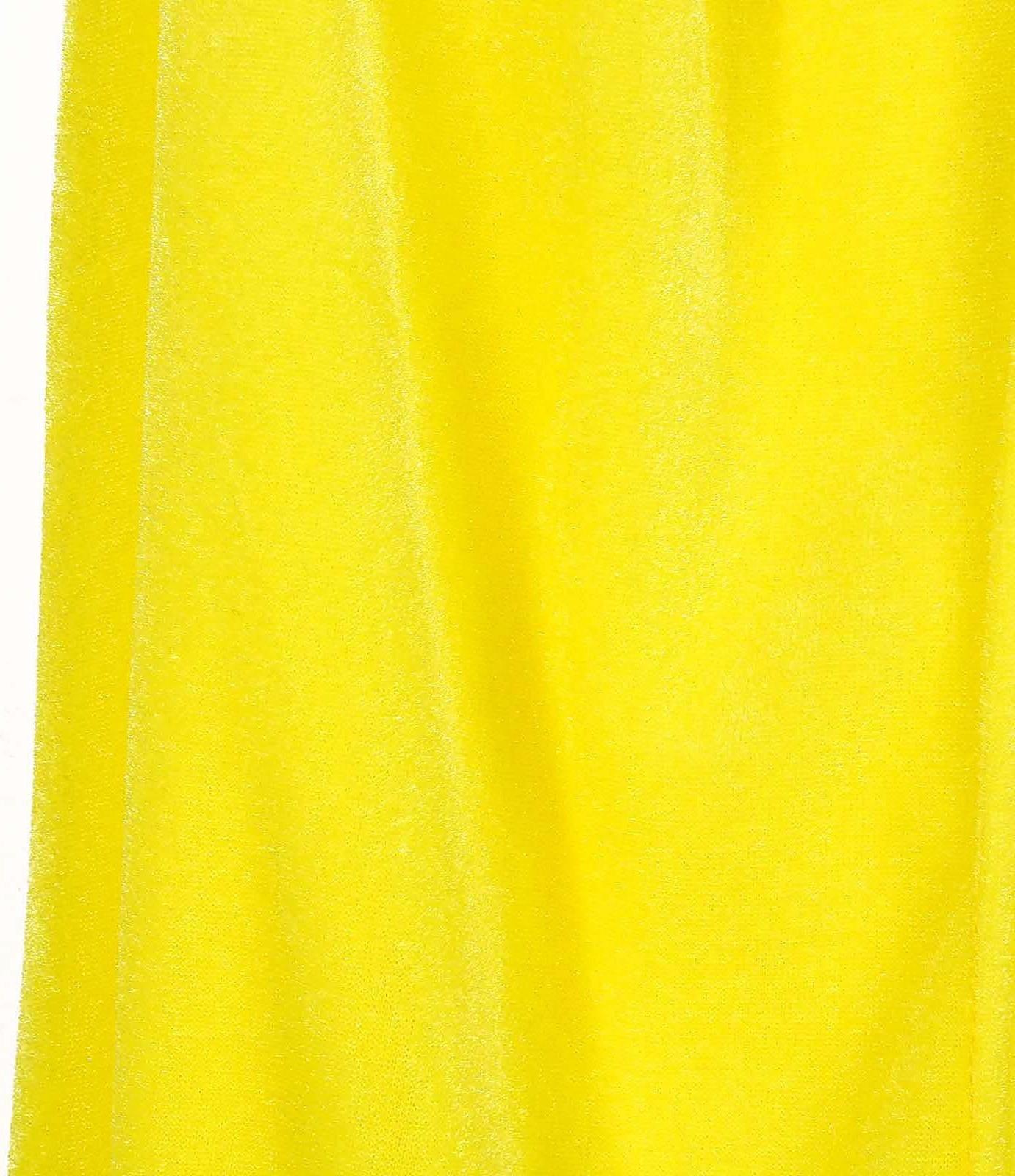 Карнавальный плащ детский, плюш лимонный, длина 90 см