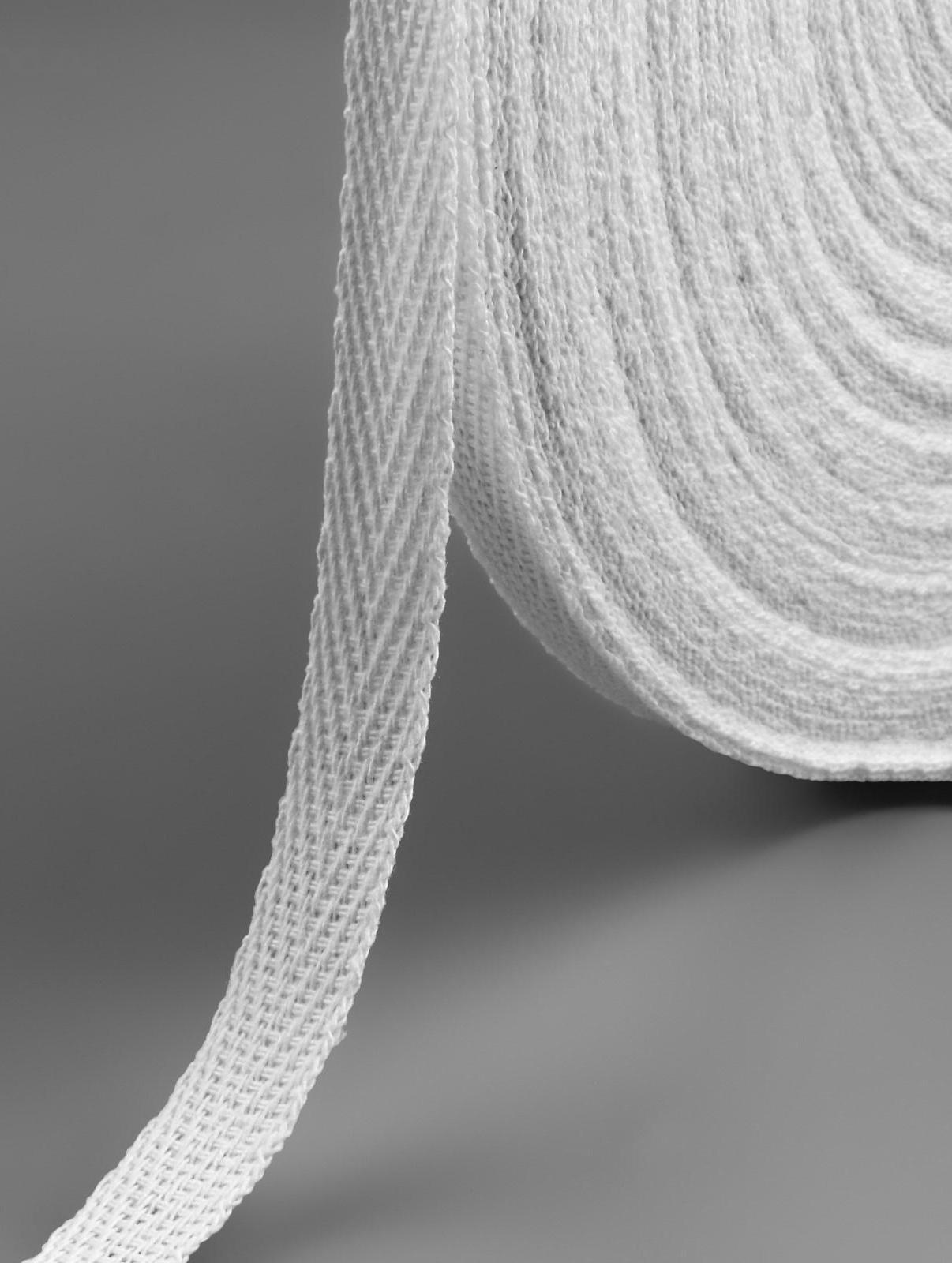 Лента киперная, 10 мм, 50 ± 1 м, цвет отбеленный белый