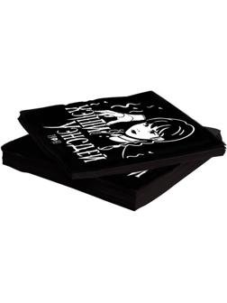 Салфетки «Мрачная стори», чёрные, 33 × 33 см, 20 шт