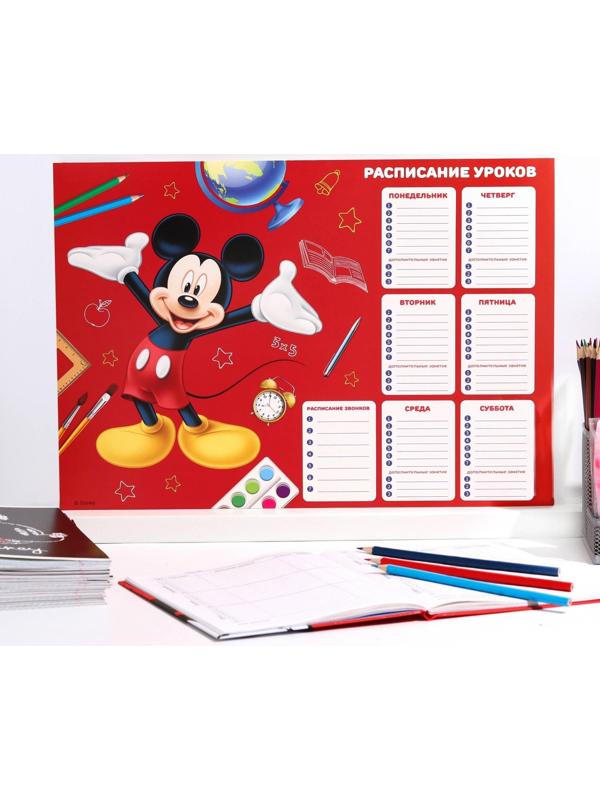 Расписание занятий, А3, Микки Маус