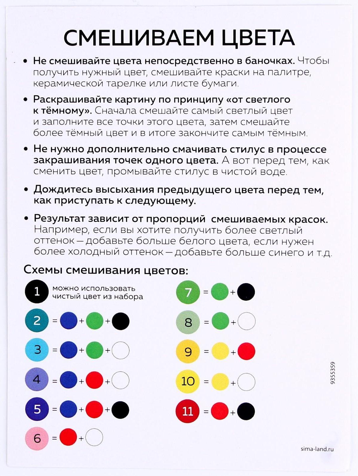 Картина точками «Собака»