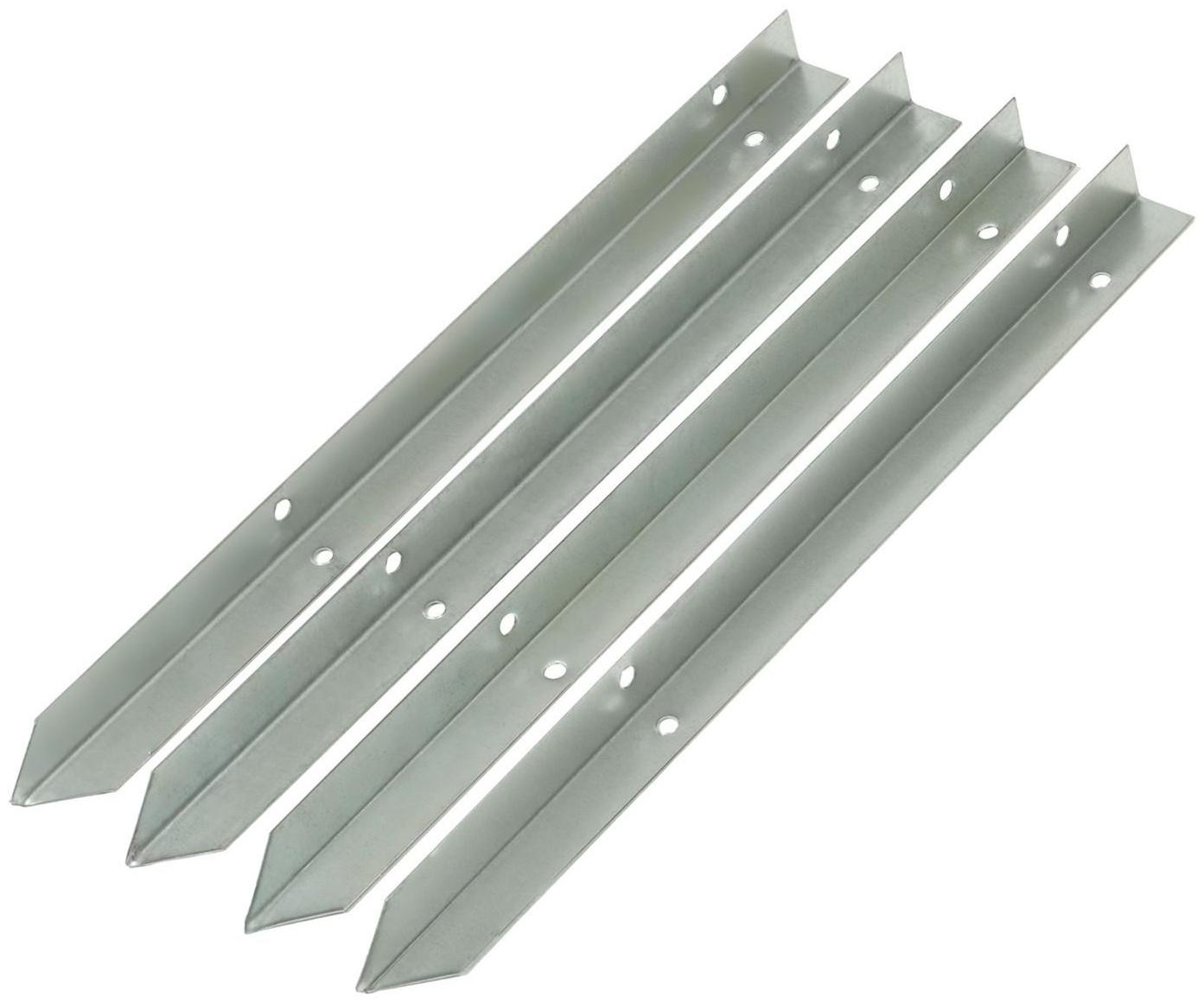 Набор ножек для грядки, 4 шт., оцинкованные, Greengo