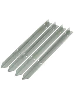 Набор ножек для грядки, 4 шт., оцинкованные, Greengo