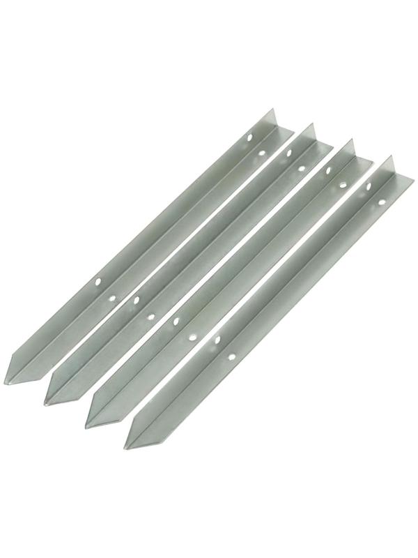 Набор ножек для грядки, 4 шт., оцинкованные, Greengo