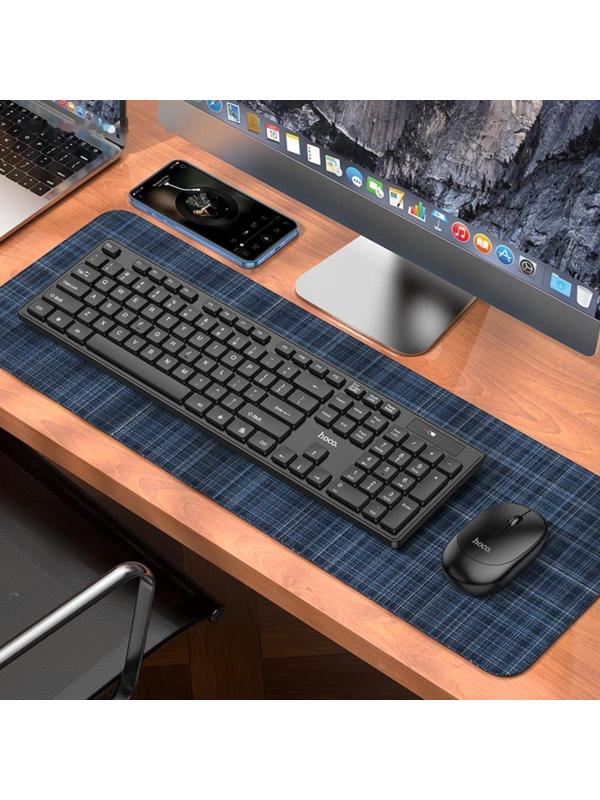 Комплект Клавиатура и Мышь Hoco GM17, беспроводной, мембранная, 800-1600 dpi, USB