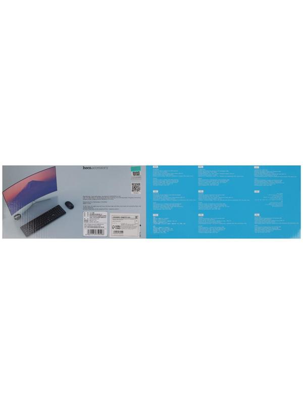 Комплект Клавиатура и Мышь Hoco GM17, беспроводной, мембранная, 800-1600 dpi, USB