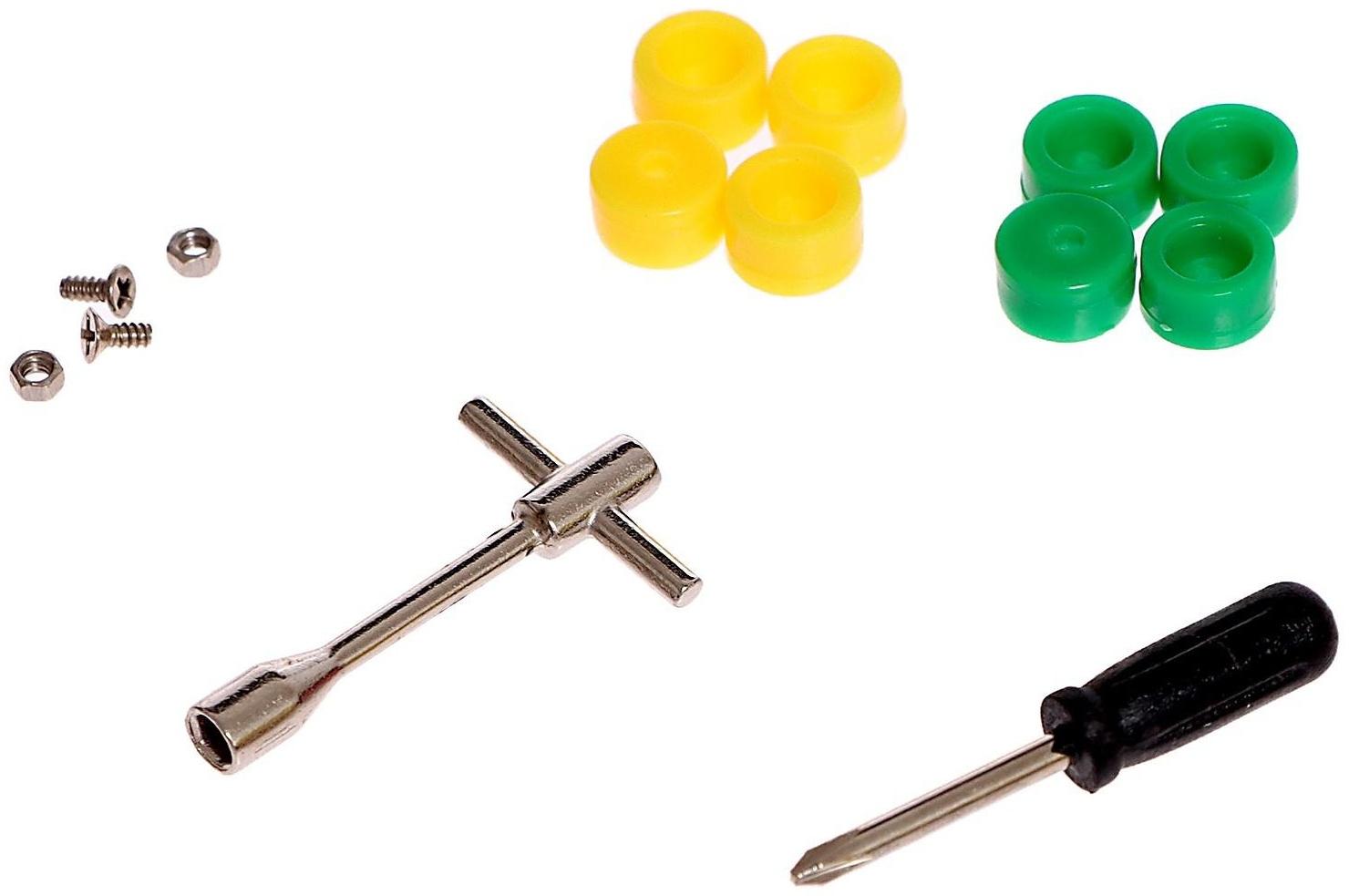 Набор скейт-парк «Трюк: скольжение», фингерборд с перилами на волне