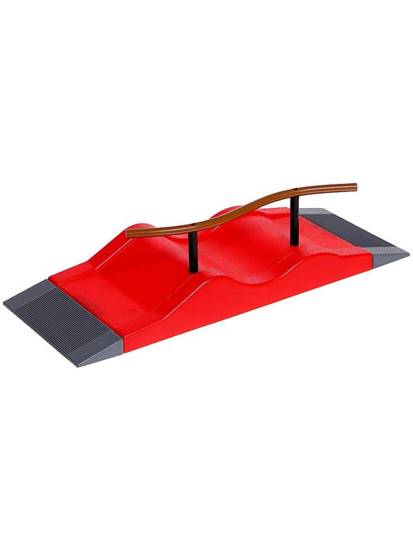 Набор скейт-парк «Трюк: скольжение», фингерборд с перилами на волне