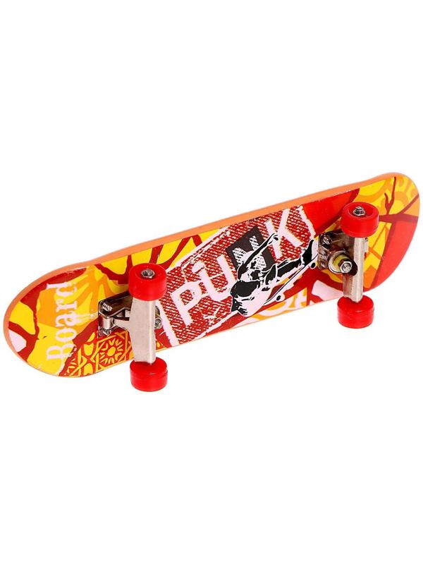 Набор скейт-парк «Трюк: прыжок с лестницы», фингерборд с перилами на лесенках