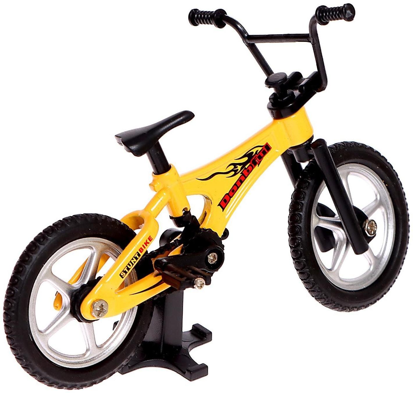 Набор скейт-парк «Трюк: прыжок», фингербайк с двойным трамплином