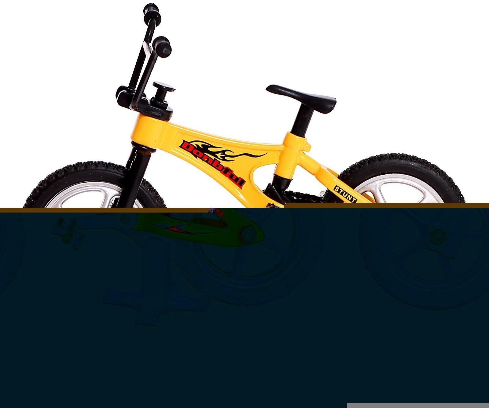 Набор скейт-парк «Трюк: прыжок», фингербайк с двойным трамплином