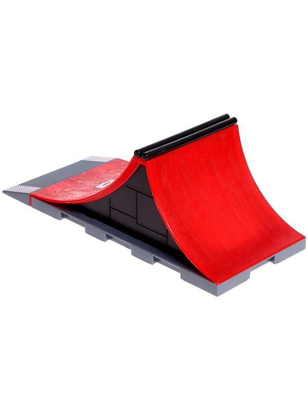 Набор скейт-парк «Трюк: прыжок», фингербайк с двойным трамплином