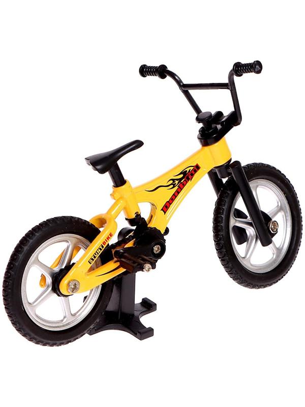 Набор скейт-парк «Трюк: прыжок», фингербайк с двойным трамплином