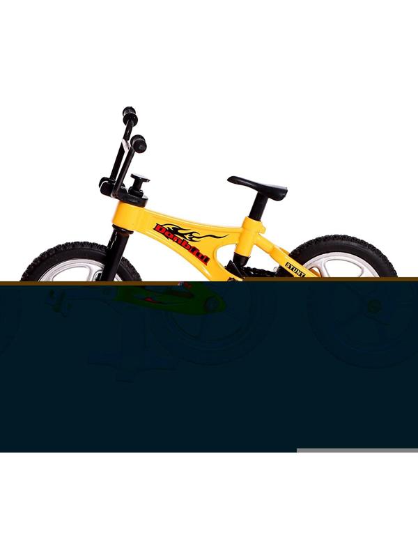 Набор скейт-парк «Трюк: прыжок», фингербайк с двойным трамплином