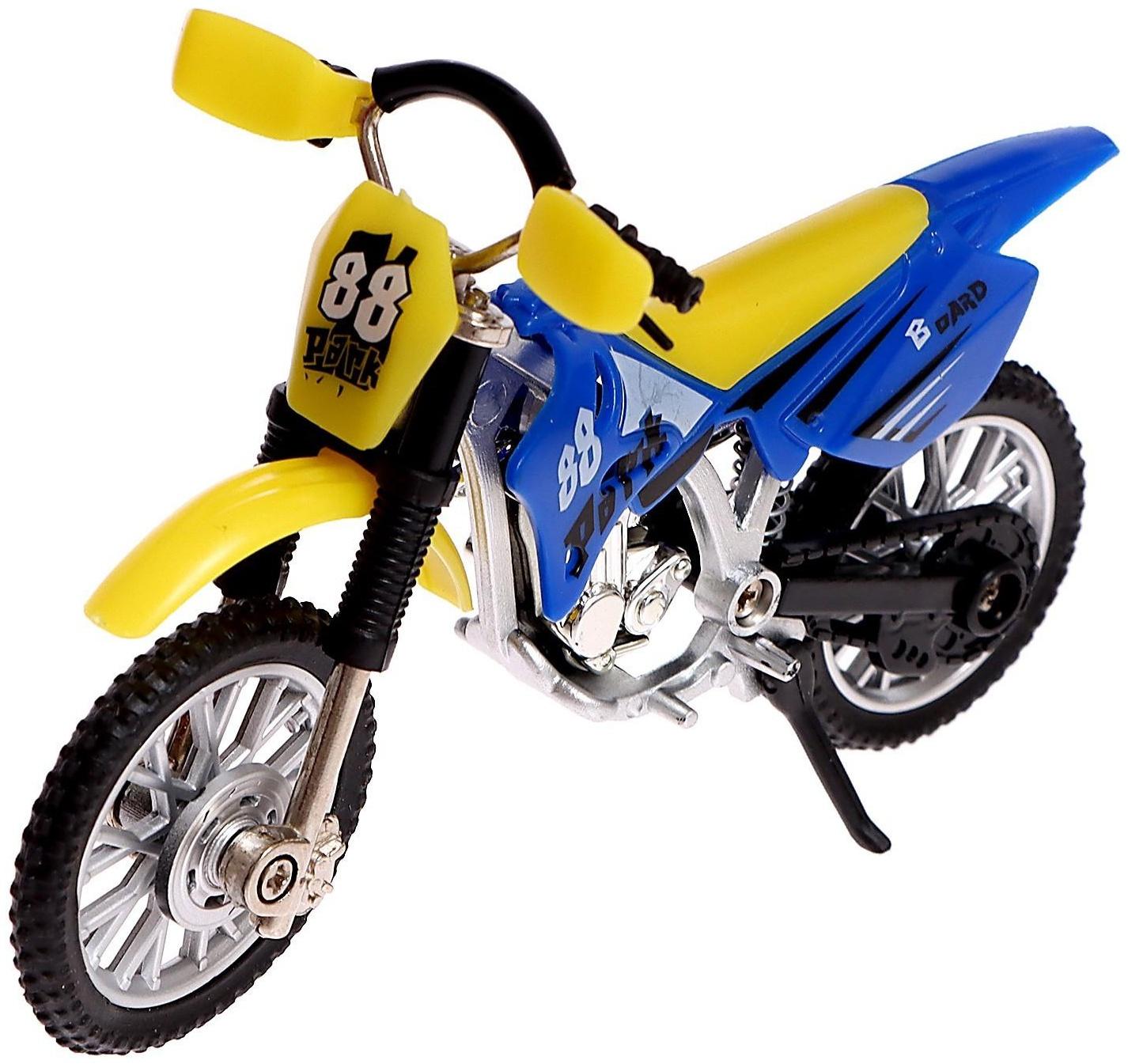 Набор скейт-парк «Мототриал», фингермотобайк с трамплином