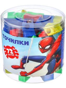 Точилка пластиковая «Классическая», МИКС, Человек-паук