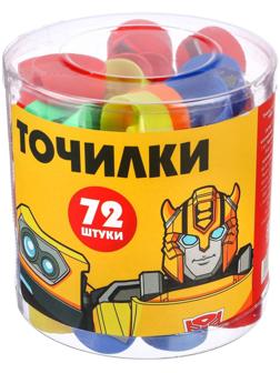 Точилка пластиковая «Круглая», МИКС, Трансформеры