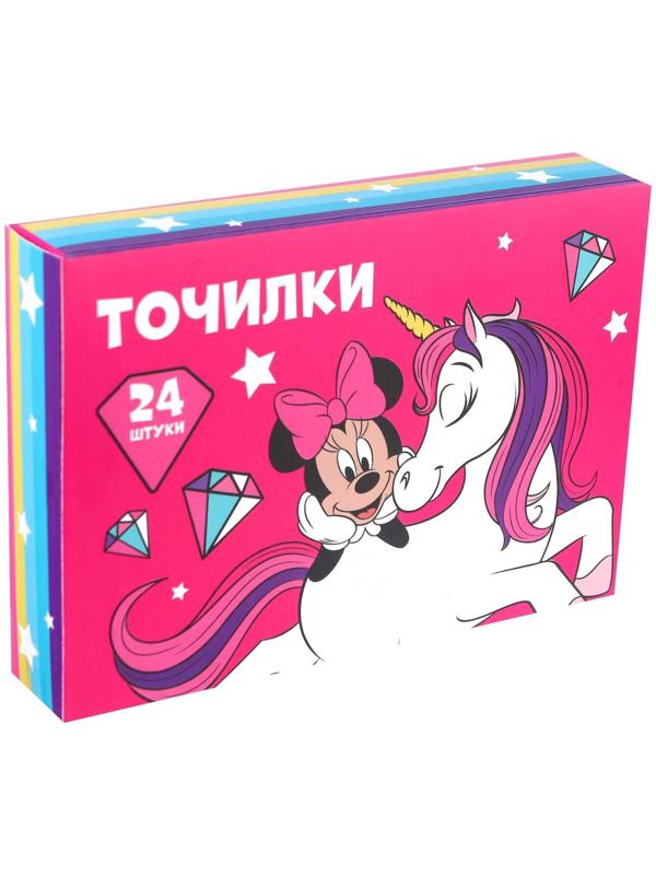 Точилка пластиковая с обечайкой, Минни Маус