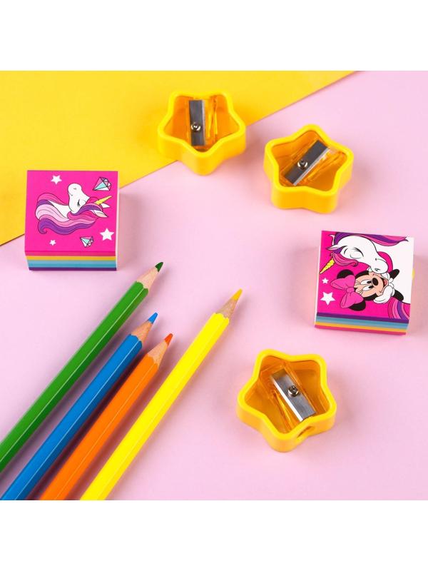 Точилка пластиковая с обечайкой, Минни Маус