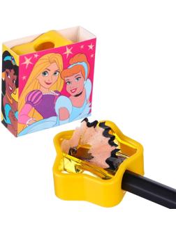 Точилка пластиковая с обечайкой, Принцессы