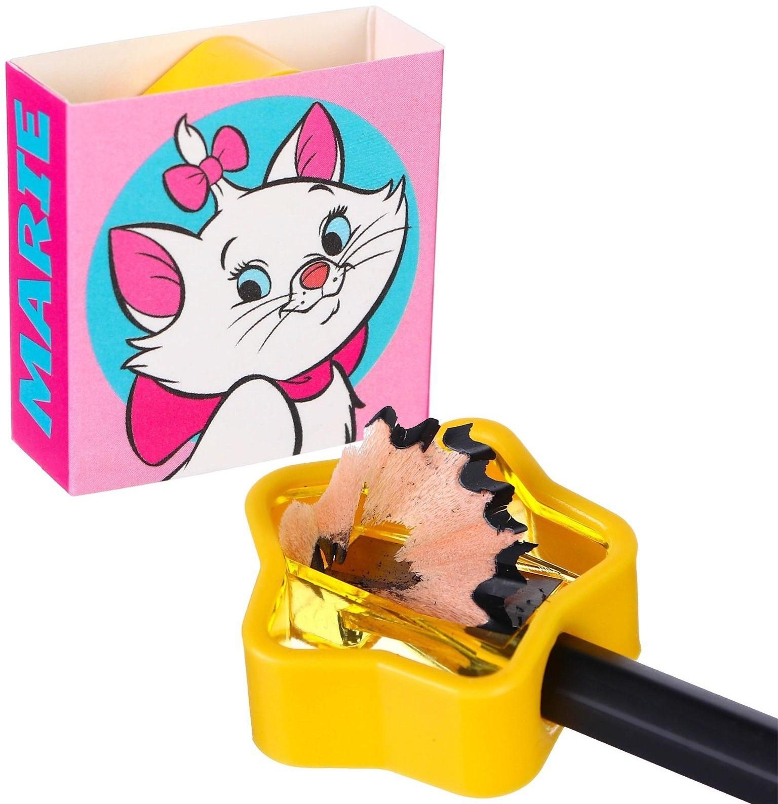 Точилка пластиковая с обечайкой, Коты аристократы