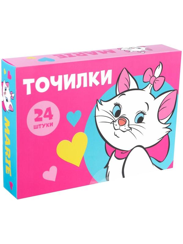 Точилка пластиковая с обечайкой, Коты аристократы