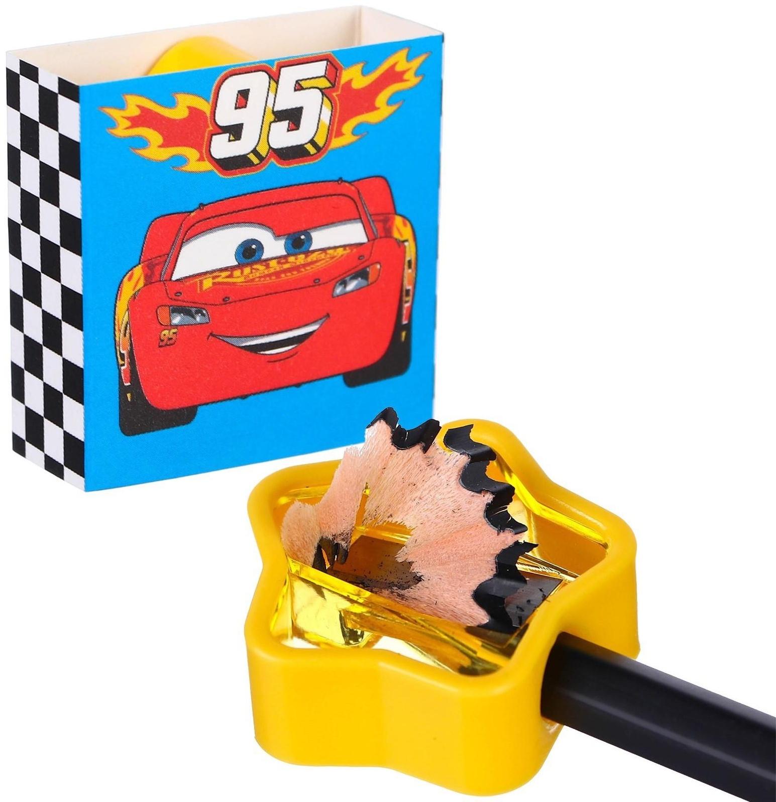 Точилка пластиковая с обечайкой, Тачки