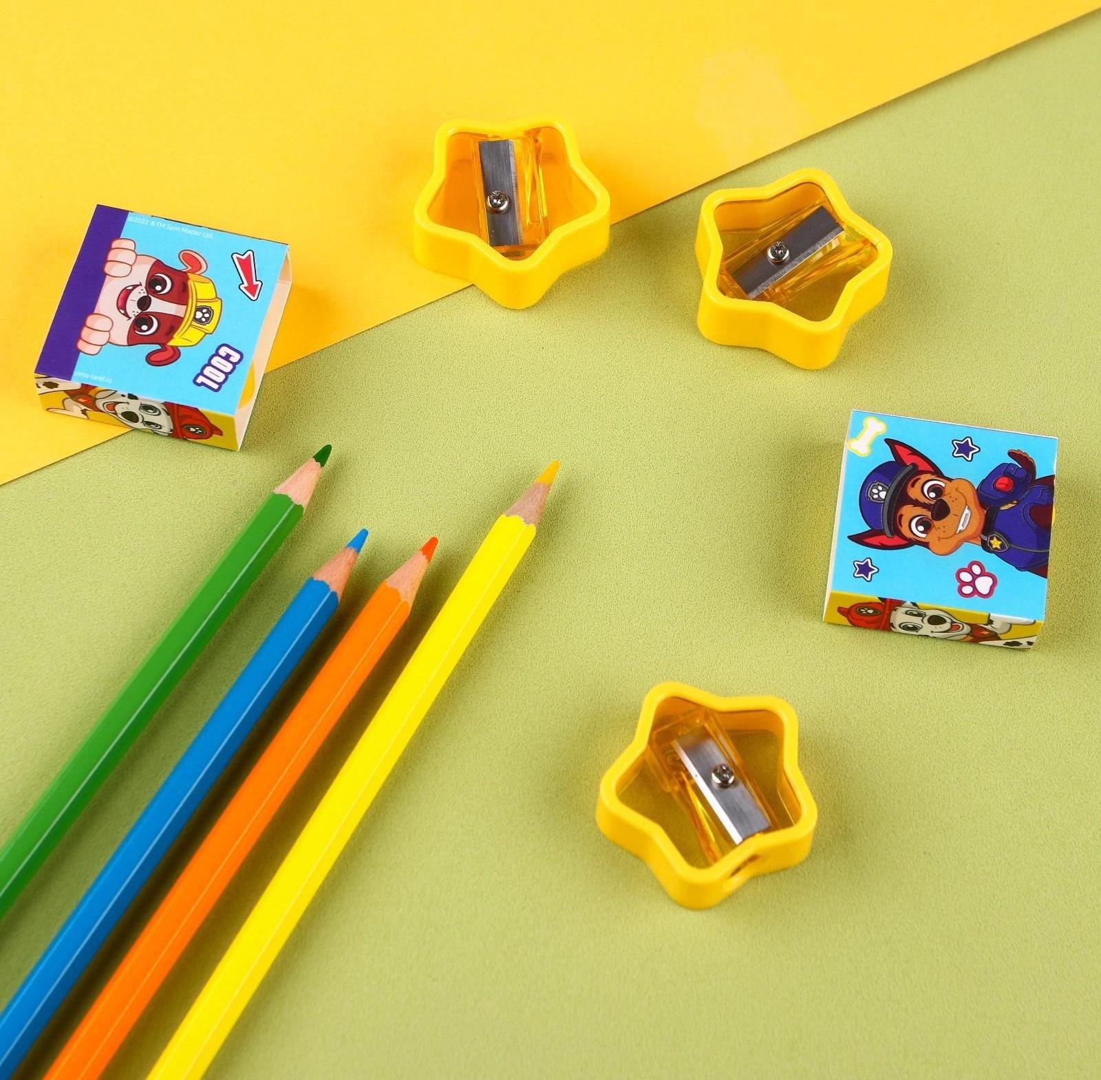 Точилка пластиковая с обечайкой, PAW PATROL