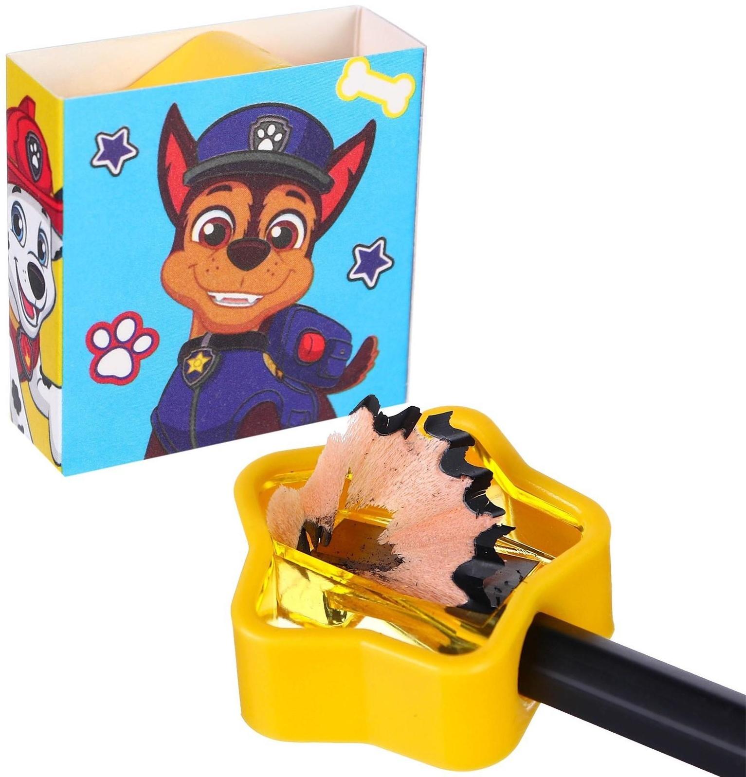 Точилка пластиковая с обечайкой, PAW PATROL