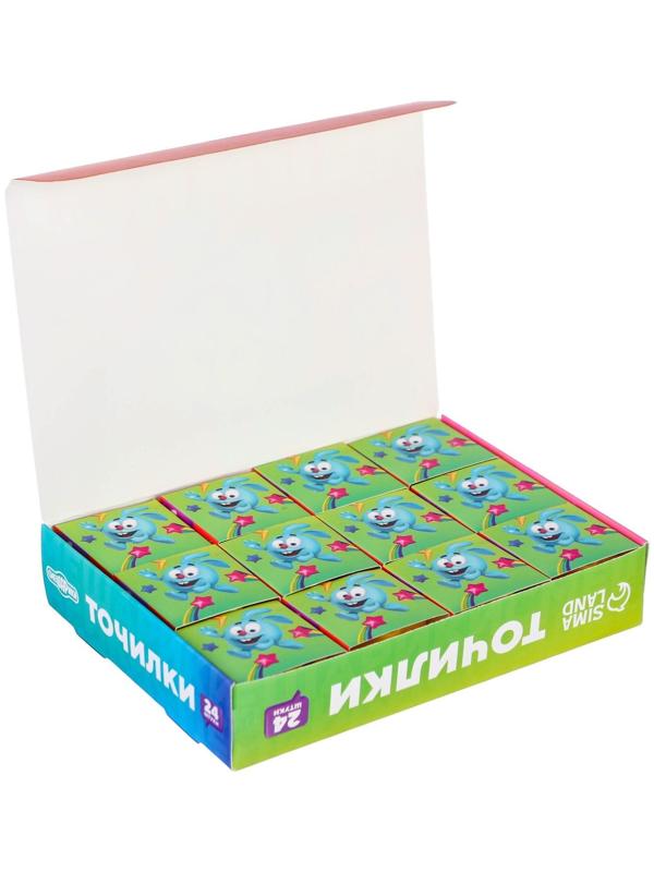 Точилка пластиковая с обечайкой, Смешарики