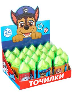 Точилка с ластиком, пластиковая, PAW PATROL