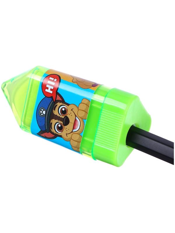 Точилка с ластиком, пластиковая, PAW PATROL