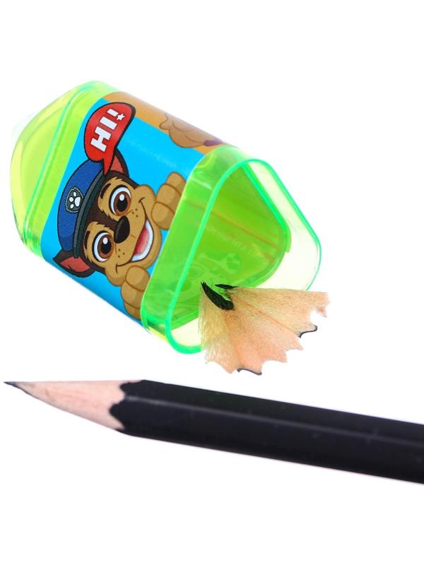Точилка с ластиком, пластиковая, PAW PATROL