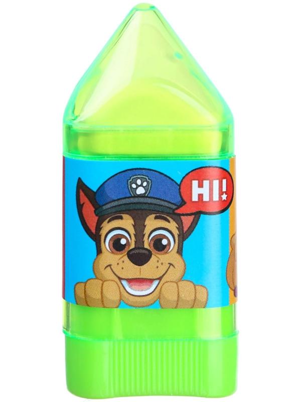 Точилка с ластиком, пластиковая, PAW PATROL