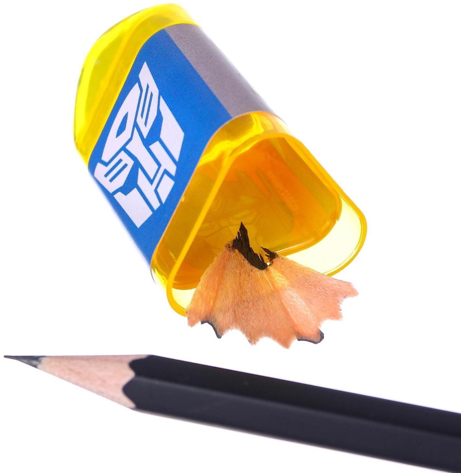 Точилка с ластиком, пластиковая, Трансформеры