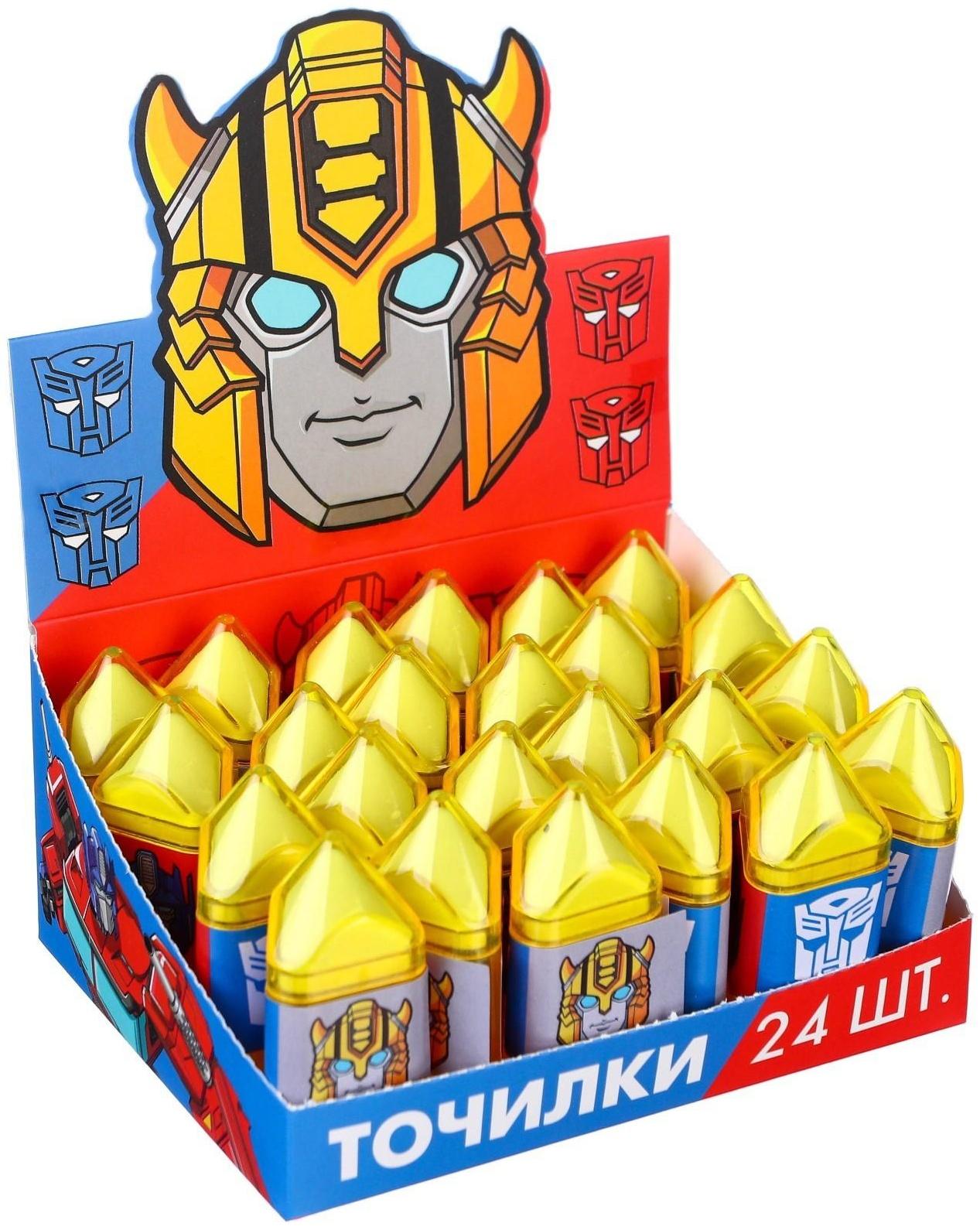 Точилка с ластиком, пластиковая, Трансформеры