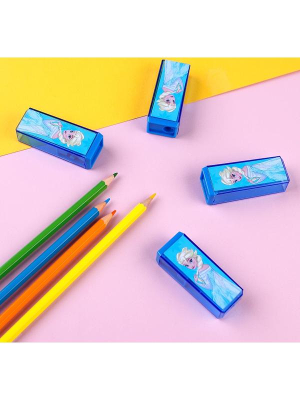 Точилка пластиковая прямоугольная, Холодное сердце