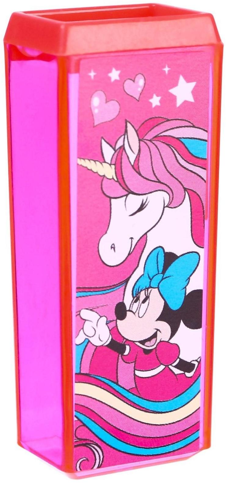 Точилка пластиковая прямоугольная, Минни Маус